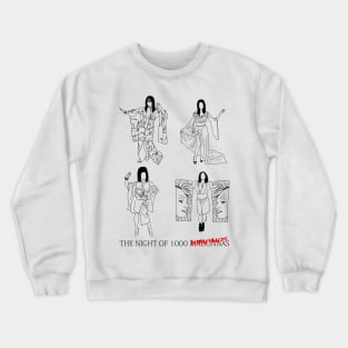 The Night of 1000 Madonnas (Kimonos) Crewneck Sweatshirt